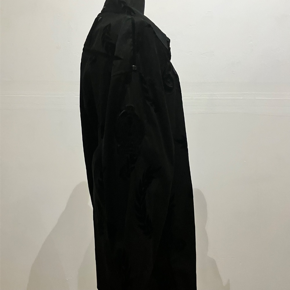 New COOGI black burnout, long sleeve button-down shirt - Picture 7 of 14